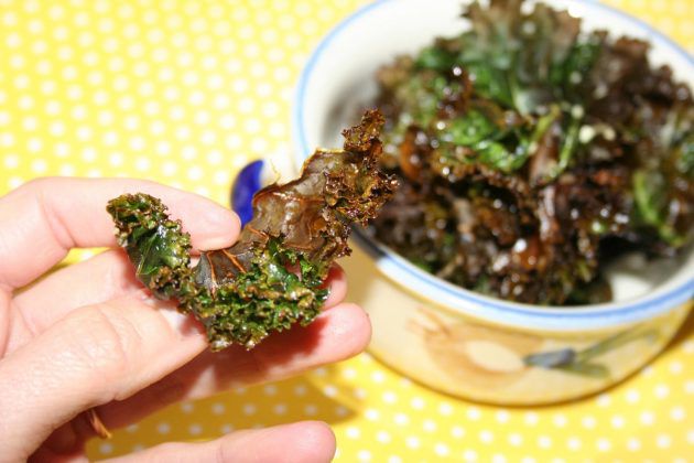 Cannabis kale chips